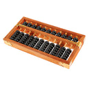 Vintage Wooden Abacus 11 Digits Calculation Tool with Box Collectible Gift