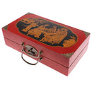 Exquisite Wooden Chinese Chess XiangQi Portable Chessboard Set Handicraft Collection Gift 12.99 x 13.97inch