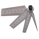 4 In 1 0-29mm Steel Metric Taper Gauge Aperture Wedge Feeler For Drill Hole