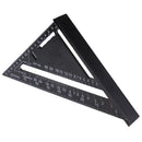 7 Inch Metric Aluminum Alloy Speed Square Roofing Triangle Angle Protractor