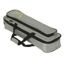 Oxford Cloth Flute Case Cover - Carring Bag with Handle Strap Plush Lining Silver Gray
