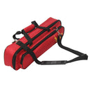 Oxford Cloth Flute Case Cover - Carring Bag with Handle Strap Plush Lining Rose Red