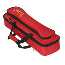 Oxford Cloth Flute Case Cover - Carring Bag with Handle Strap Plush Lining Rose Red