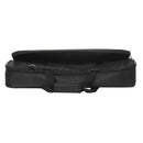 Oxford Cloth Flute Case Cover - Carring Bag with Handle Strap Plush Lining Black
