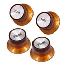 2 Tone 2 Volume Control Knob Bell Shape for Fender Strat Squier Guitar Parts