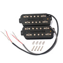 1 Set Guitar Wired Humbucker Double Coils Pickup ALNICO 5 for 7-String Guitar/Pedal Steel Guitar