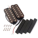 1 Set Guitar Wired Humbucker Double Coils Pickup ALNICO 5 for 7-String Guitar/Pedal Steel Guitar