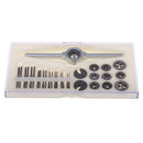 31Pieces M1-M2.5 Mini HSS Metal Screw Tap & Threading Die & Wrench Tool Set