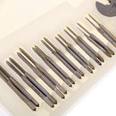 31Pieces M1-M2.5 Mini HSS Metal Screw Tap & Threading Die & Wrench Tool Set