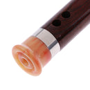 Chinese Vertical Play Flute Bawu Pipe F Key Bau Folk Instrument 52.5cm Long