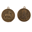 12pcs/set Chinese Zodiac Signs Animals Coin Pendant Feng Shui Amulet Charms