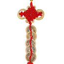 13" Chinese Knot Tassel Feng Shui Coins Pendant Lucky Amulet Car Inner Decor