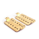 2 Pieces Copper Guitar Humbucker Double Coils Pickup Baseplates Brass Neck + Bridge 2.67 x 1.45inch