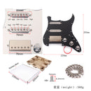Durable Electric Guitar Prewired SSH Alnico 5 Humbucker Picup Pickguard for Fender ST SG Guitar