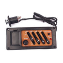 Guitar Pickup EQ 7545R 4 Band Equalizer Amplifier for Acoustic/Cigar Box Guitar Parts