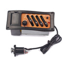 Guitar Pickup EQ 7545R 4 Band Equalizer Amplifier for Acoustic/Cigar Box Guitar Parts