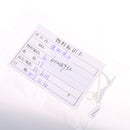 1Pc White 6mm Microphone Lapel Tie Clip Ring for Lapel Lavalier Mic Replacement