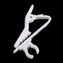 1Pc White 6mm Microphone Lapel Tie Clip Ring for Lapel Lavalier Mic Replacement