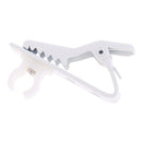 1Pc White 6mm Microphone Lapel Tie Clip Ring for Lapel Lavalier Mic Replacement
