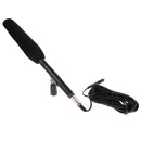 Shotgun Video Microphone Recording Mic for Conference Mic w/ Mount Stand