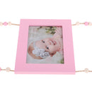 1x Hanging Triple Wooden Photo Frame for Family Lovers Picture Display Frame