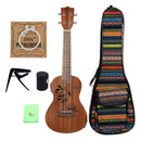 24 Inch Acoustic Electric Ukulele Guitar 4 String Uke for Beginner Guitarist