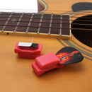 Guitar Pick Holder 5pcs Red Plastic Cement Plectrums Fix on Guitar Headstock