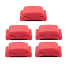 Guitar Pick Holder 5pcs Red Plastic Cement Plectrums Fix on Guitar Headstock