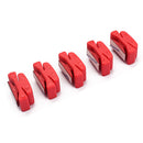 Guitar Pick Holder 5pcs Red Plastic Cement Plectrums Fix on Guitar Headstock