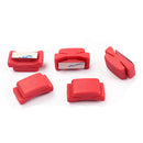 Guitar Pick Holder 5pcs Red Plastic Cement Plectrums Fix on Guitar Headstock