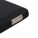 Durable Wooden Clarinet Saxophone Reed Storage Case Container with Glass Panel for 6 Reeds 4.72 x 3.54 x 0.78inch