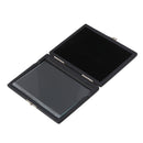 Durable Wooden Clarinet Saxophone Reed Storage Case Container with Glass Panel for 6 Reeds 4.72 x 3.54 x 0.78inch