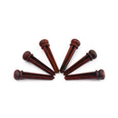 6pcs Durable Rosewood Acoustic Guitar Bridge Pins String Pegs for DIY Parts