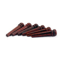 6pcs Durable Rosewood Acoustic Guitar Bridge Pins String Pegs for DIY Parts