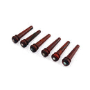 6pcs Durable Rosewood Acoustic Guitar Bridge Pins String Pegs for DIY Parts