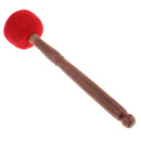 Singing Bowl Striker Buddhism Meditation Mallet with Wool Felt 18.5x6cm