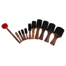 Singing Bowl Striker Buddhism Meditation Mallet with Wool Felt 18.5x6cm