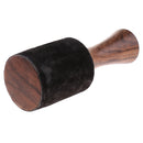 Singing Bowl Striker Buddhism Meditation Mallet with Leather Head 21x7.5cm