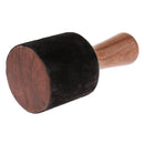Singing Bowl Striker Buddhism Meditation Mallet with Leather Head 21x9.5cm