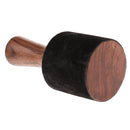 Singing Bowl Striker Buddhism Meditation Mallet with Leather Head 21x9.5cm