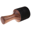 Singing Bowl Striker Buddhism Meditation Mallet with Leather Head 21x9.5cm