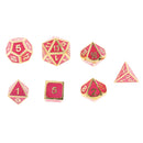7 Glow in Dark D4 D6 D8 D10 D12 D20 Dice Polyhedral for Dungeons and Dragons