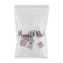 7x D4 D6 D8 D10 D12 D20 Dices Set Polyhedral for Dungeons and Dragons Purple