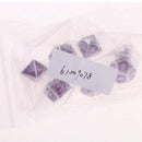 7x D4 D6 D8 D10 D12 D20 Dices Set Polyhedral for Dungeons and Dragons Purple