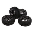 4pcs 17mm Hub Wheel Rims&Tires 1:8 Off-road RC Car Buggy Tyres for HSP HPI