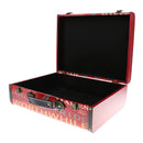 Retro Suitcase Travel Case Wooden Suitcase Old Train Trunk Show Photo Props, for Wedding Party Decor