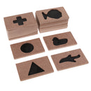 A Set Of Shadow Jigsaw Puzzles Kids Insert Matching Boards Educational Toys