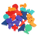 A Set Of Shadow Jigsaw Puzzles Kids Insert Matching Boards Educational Toys
