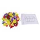 125pc Baby Wooden Geometric Building Blocks Board Children Learning Match Classification Kids Training Educational Block Toy