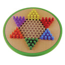 Wood 5 in 1 Set Chess Board Game Checkerboard Strategy Kids Educational Toy